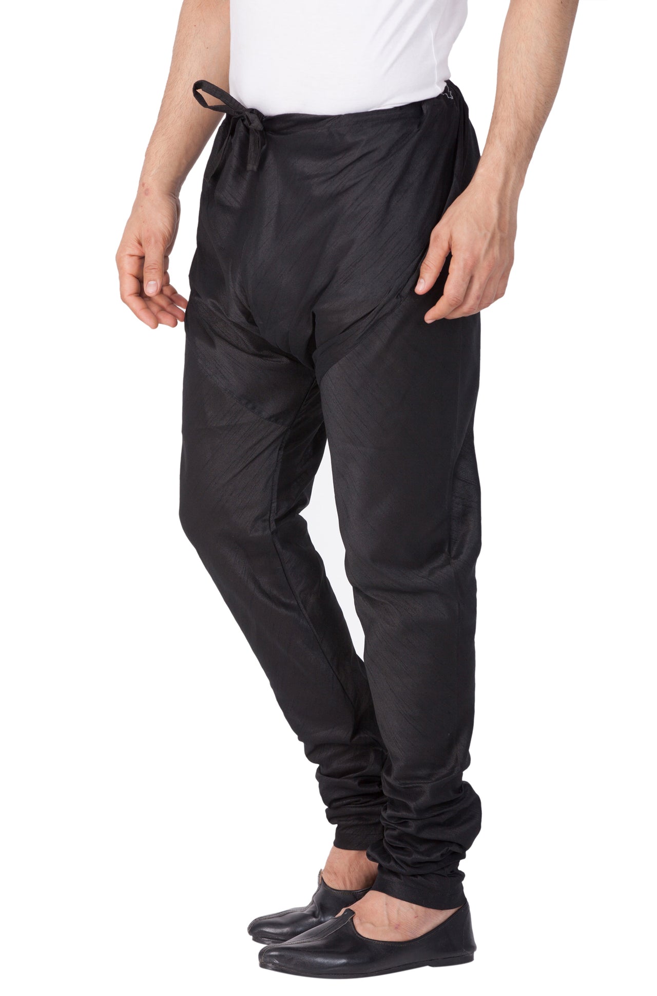 VM by Vastramay Men's Black Silk Blend Pyjama - Distacart