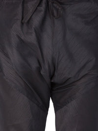 Thumbnail for VM by Vastramay Men's Black Silk Blend Pyjama - Distacart