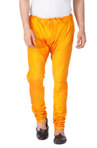 Thumbnail for VM by Vastramay Men's Orange Silk Blend Pyjama - Distacart