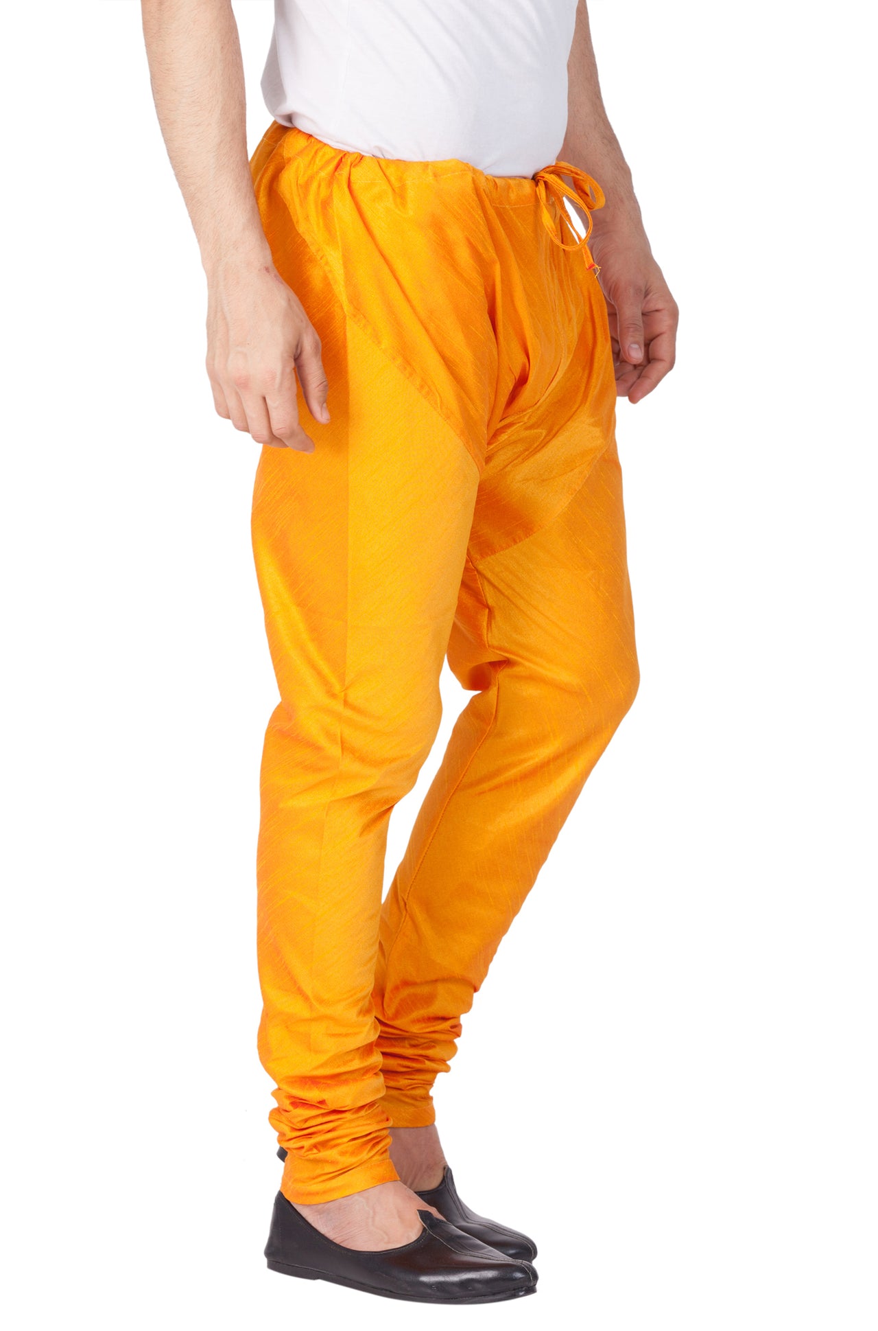 VM by Vastramay Men's Orange Silk Blend Pyjama - Distacart