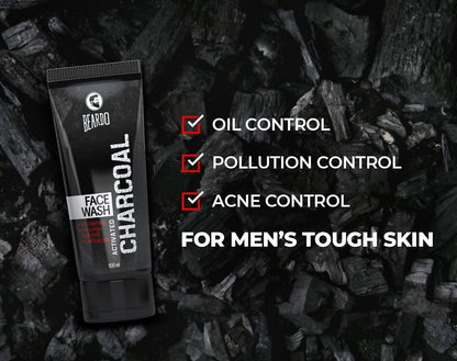 Beardo Activated Charcoal Face Wash - Distacart