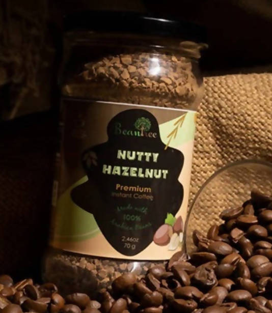 Beantree Nutty Hazelnuts Premium Instant Coffee - Distacart