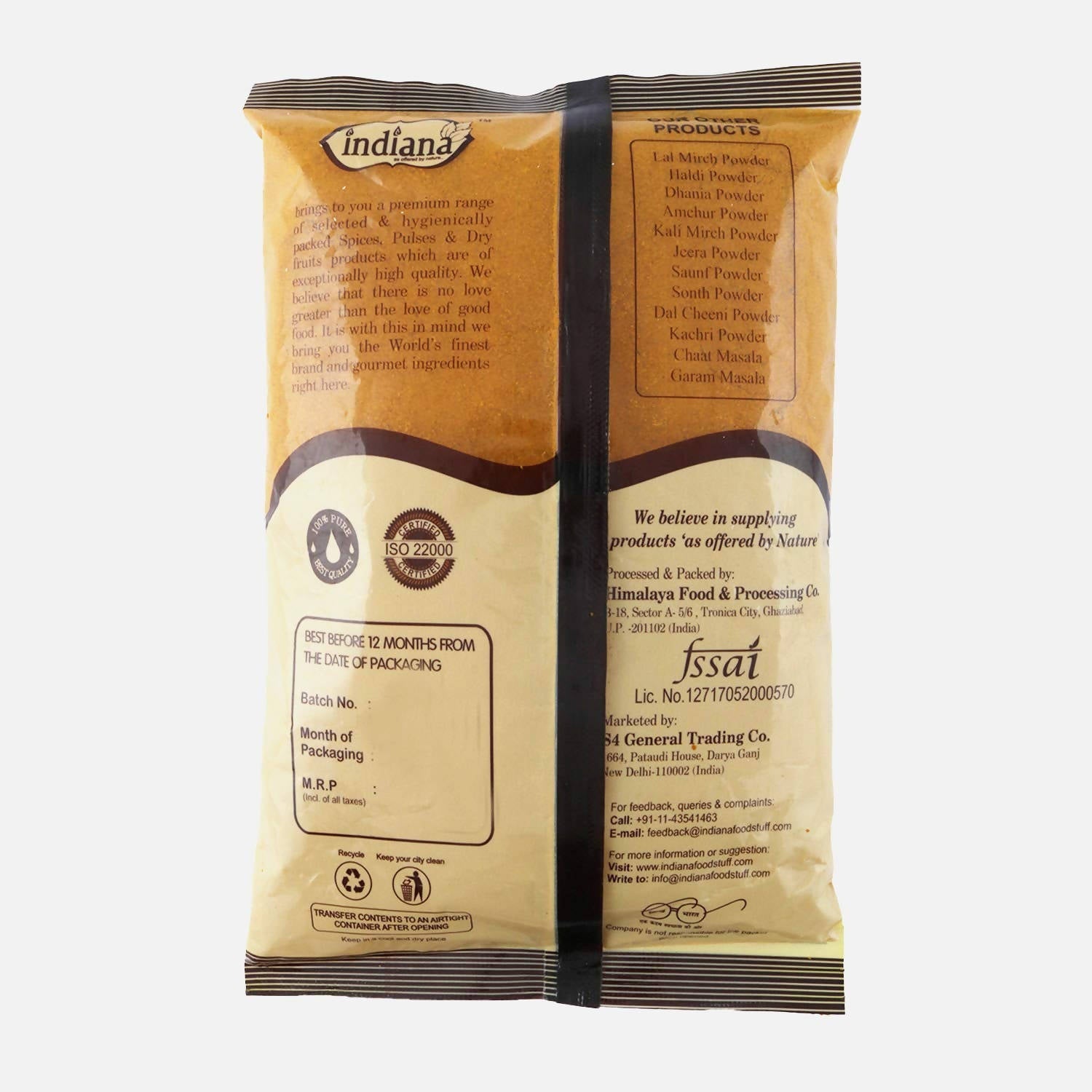 Indiana Yellow Chilli Powder Peeli Mirch Powder - Distacart