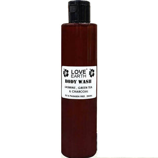 Love Earth Body Wash Jasmine, Green Tea & Charcoal - Distacart