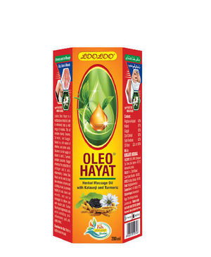 Looloo Oleo Hayat Herbal Massage Oil with Kalonji & Turmeric - Distacart