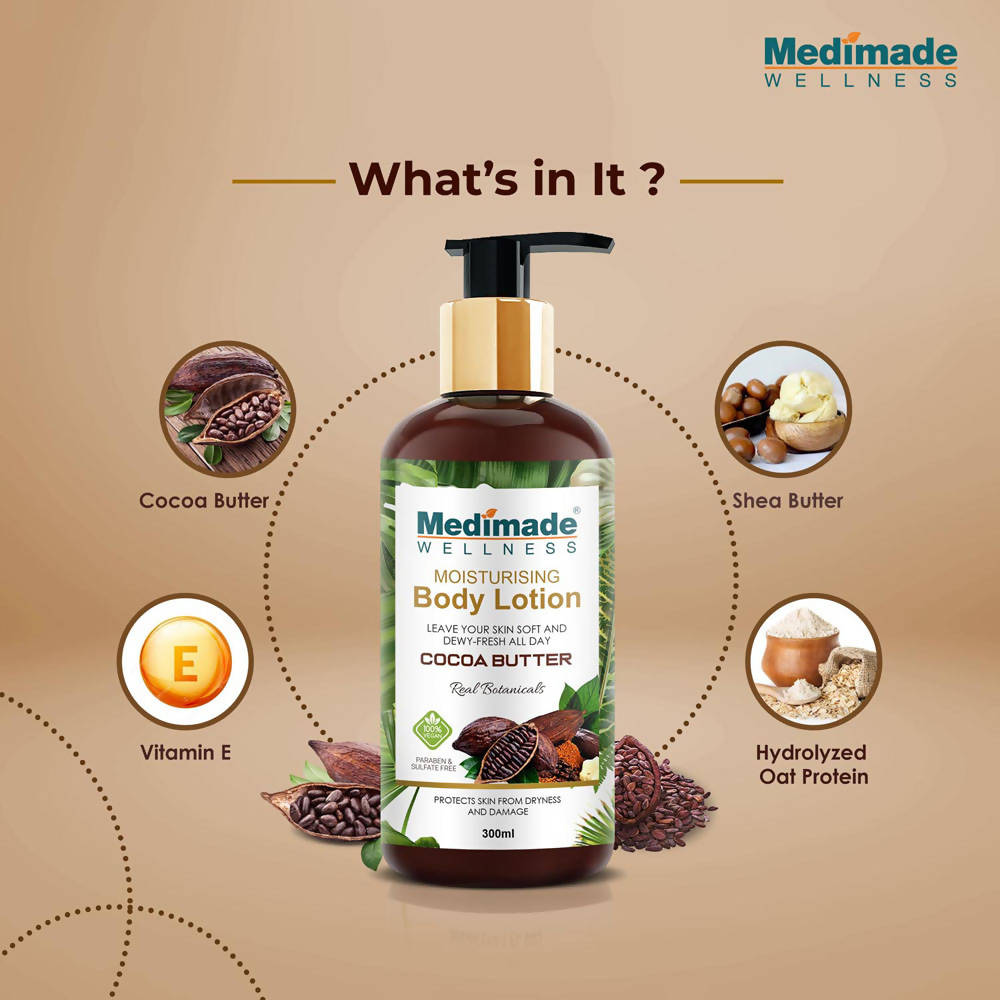 Medimade Wellness Cocoa Butter Moisturising Body Lotion - Distacart
