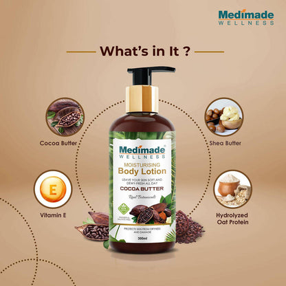 Medimade Wellness Cocoa Butter Moisturising Body Lotion - Distacart