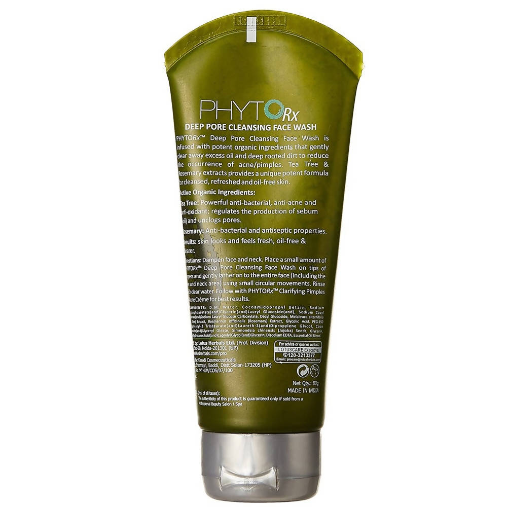 Lotus Professional Phyto Rx Deep Pore Cleansing Face Wash - Distacart