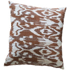 Thumbnail for The Decor Nook Off White Base With Brown Print Cushion Cover - Distacart