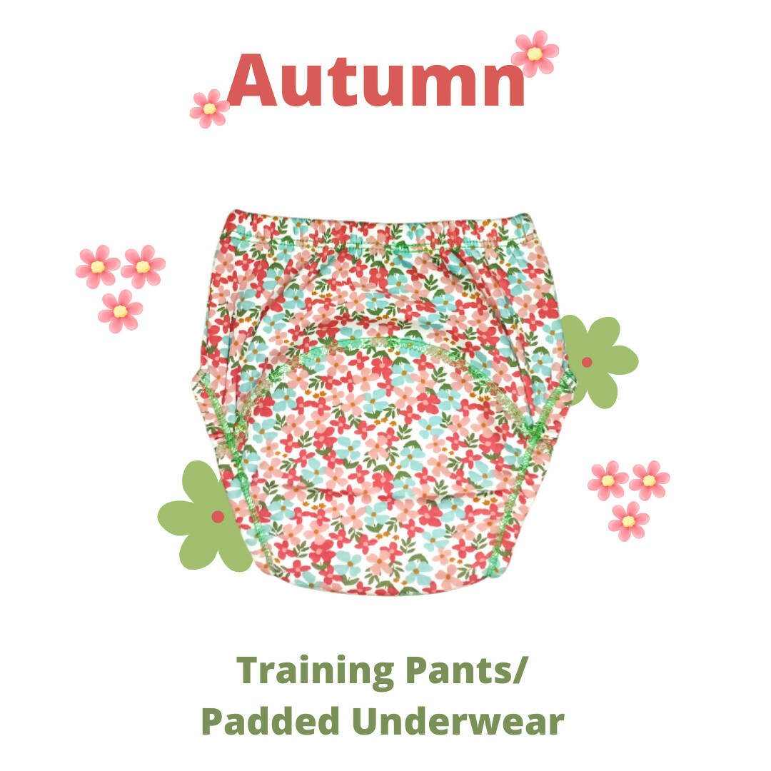 Kindermum Cotton Padded Pull Up Training Pants/ Padded Underwear For Kids-Autumn Animals Set of 2 pcs - Distacart