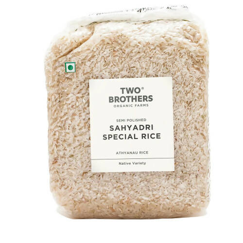 Two Brothers Organic Farms Sahyadri Special Athyanau Rice-Semi Polished - Distacart