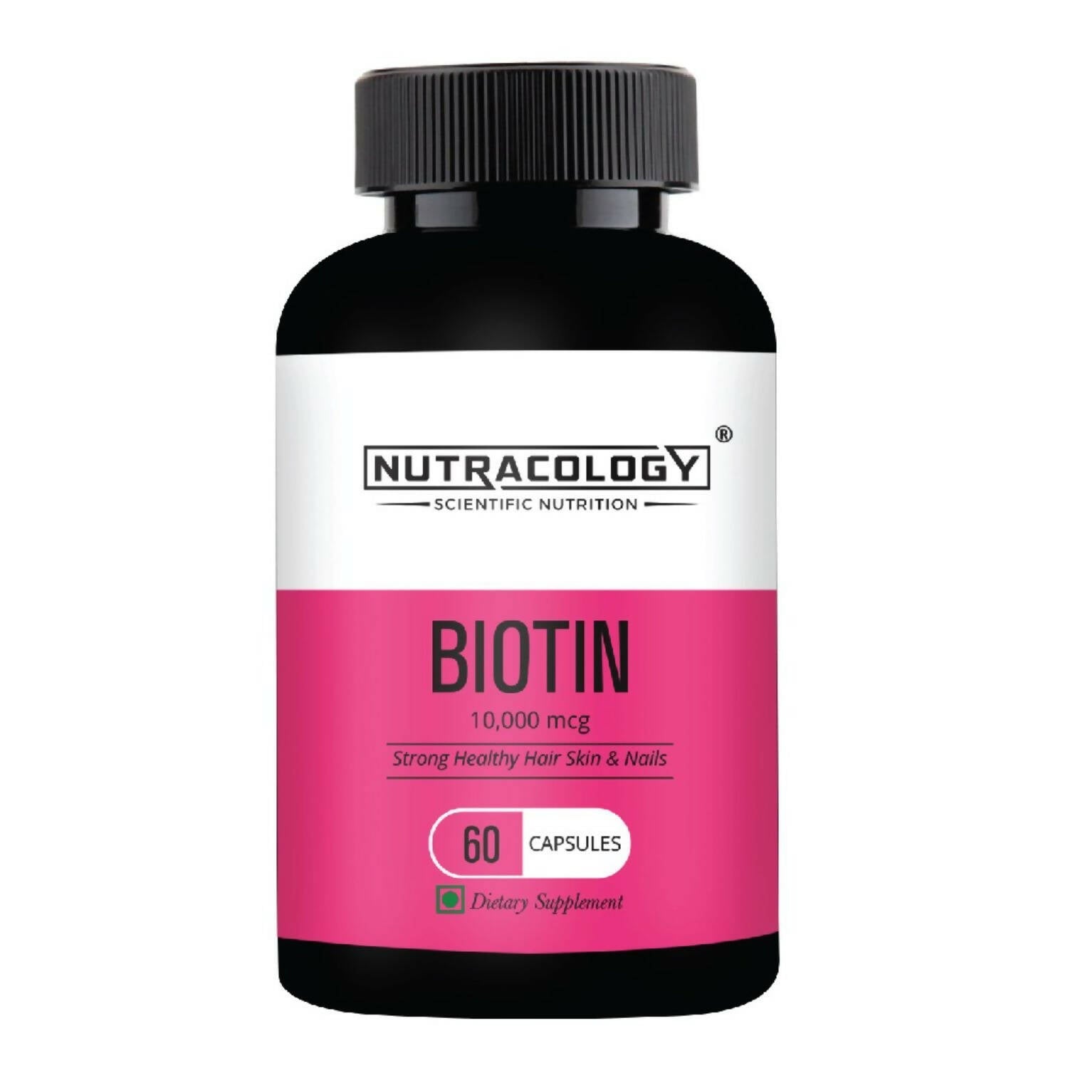 Nutracology Biotin 10mg for Hair Growth & Hair Loss Capsules - Distacart