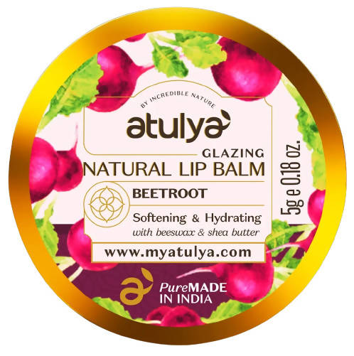 Atulya Natural Beet Root Lip Balm - Distacart