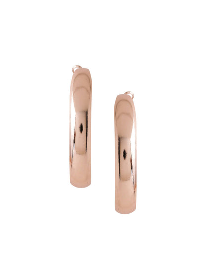 NVR Women Gold Plated Hoop Earrings - Distacart