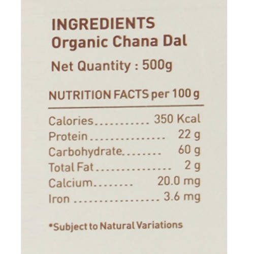 Pure & Sure Chana Dal Traditional Organic Pulses - Distacart