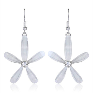 Trendoo Jewelry Gold Plated Stylish Fancy Party Wear White Drops