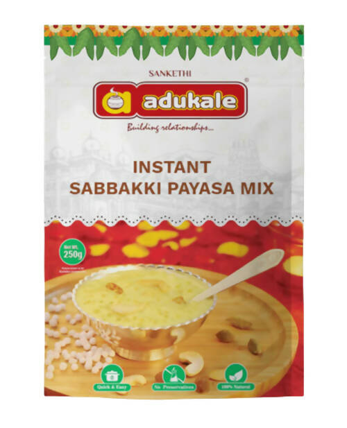 Adukale Instant Sabakki Payasa Mix - Distacart