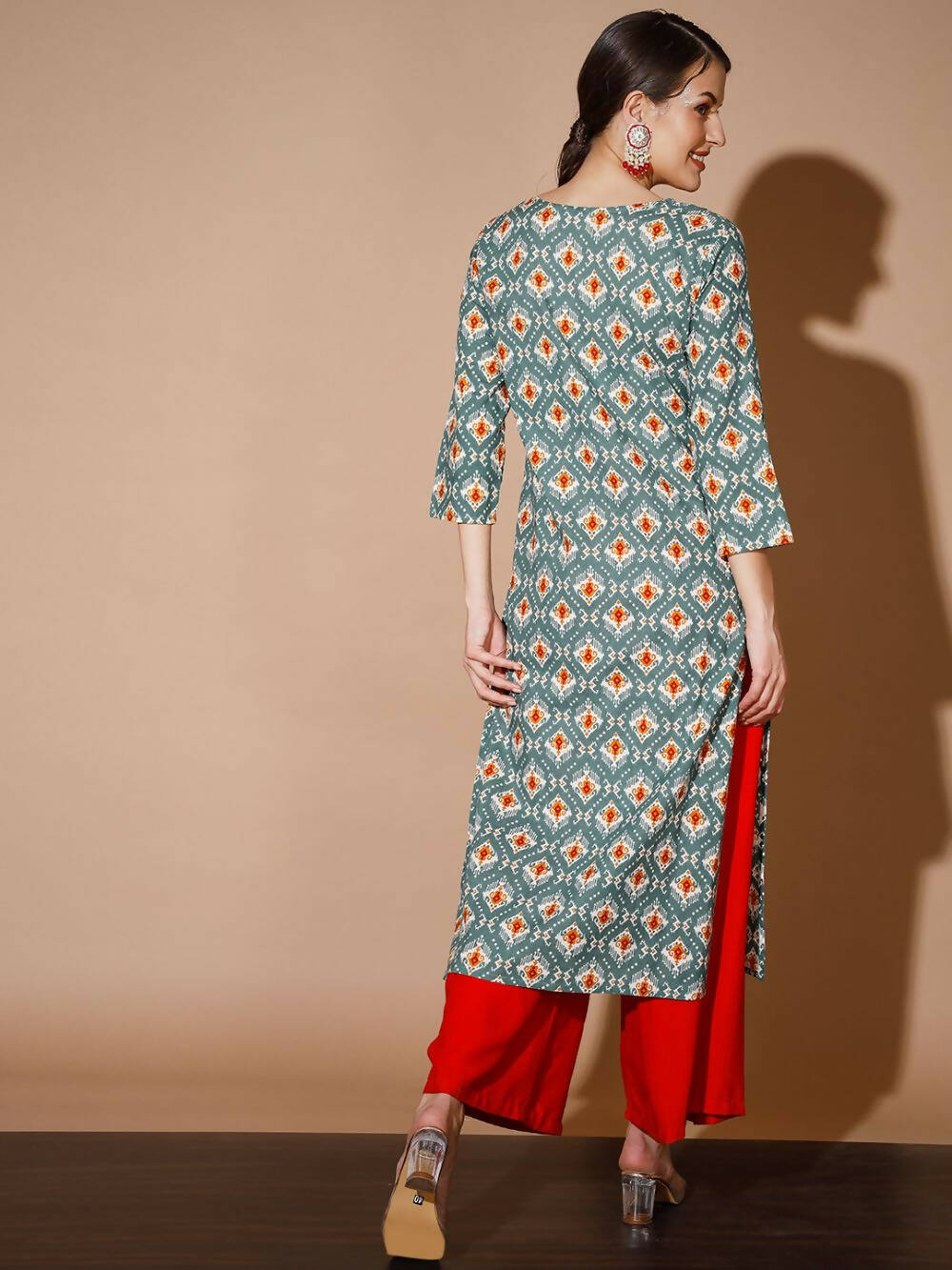 Myshka Women Multi Printed Kurtas - Distacart