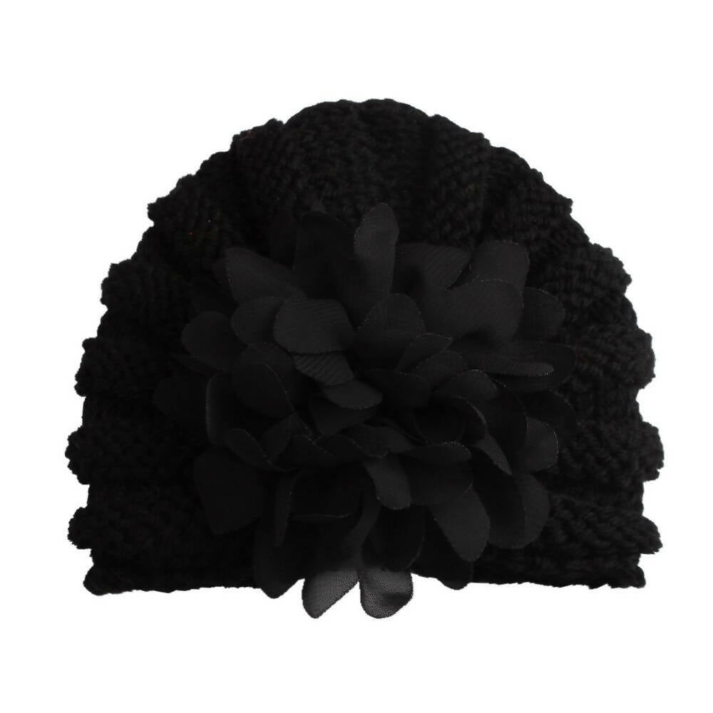 BabyMoon Baby Knitted Flower Cap - Distacart