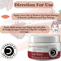 Thumbnail for Dermistry Nourishing Cocoa Butter Lip Balm & Coffee Lip Scrub - Distacart