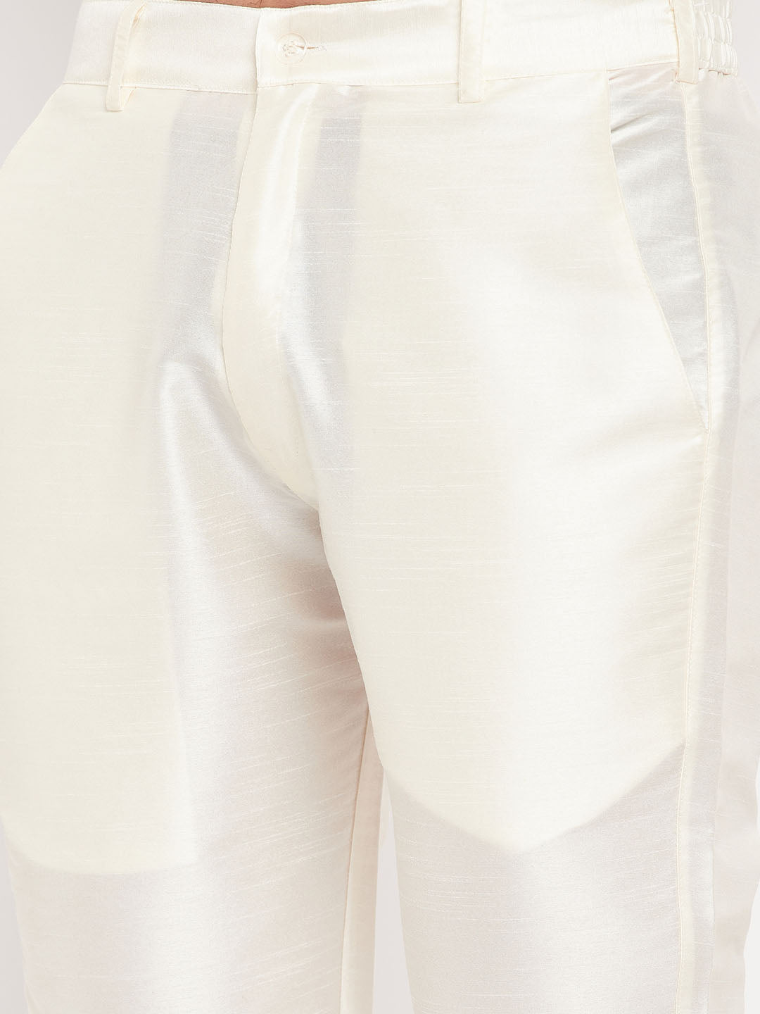 VM by Vastramay Men's Cream Silk Blend Pant Style Pyjama - Distacart
