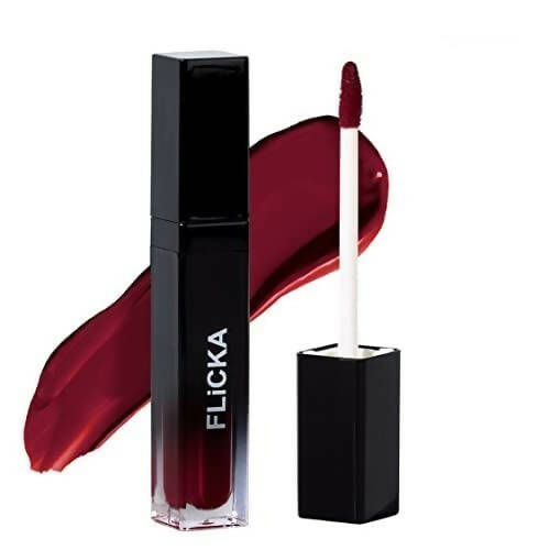 FLiCKA Set and Attack Liquid Matte Lipstick 05 Dream Castle - Maroon - Distacart