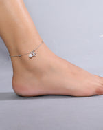 Thumbnail for VOJ Women Dimond Silver Plated Anklets - Distacart
