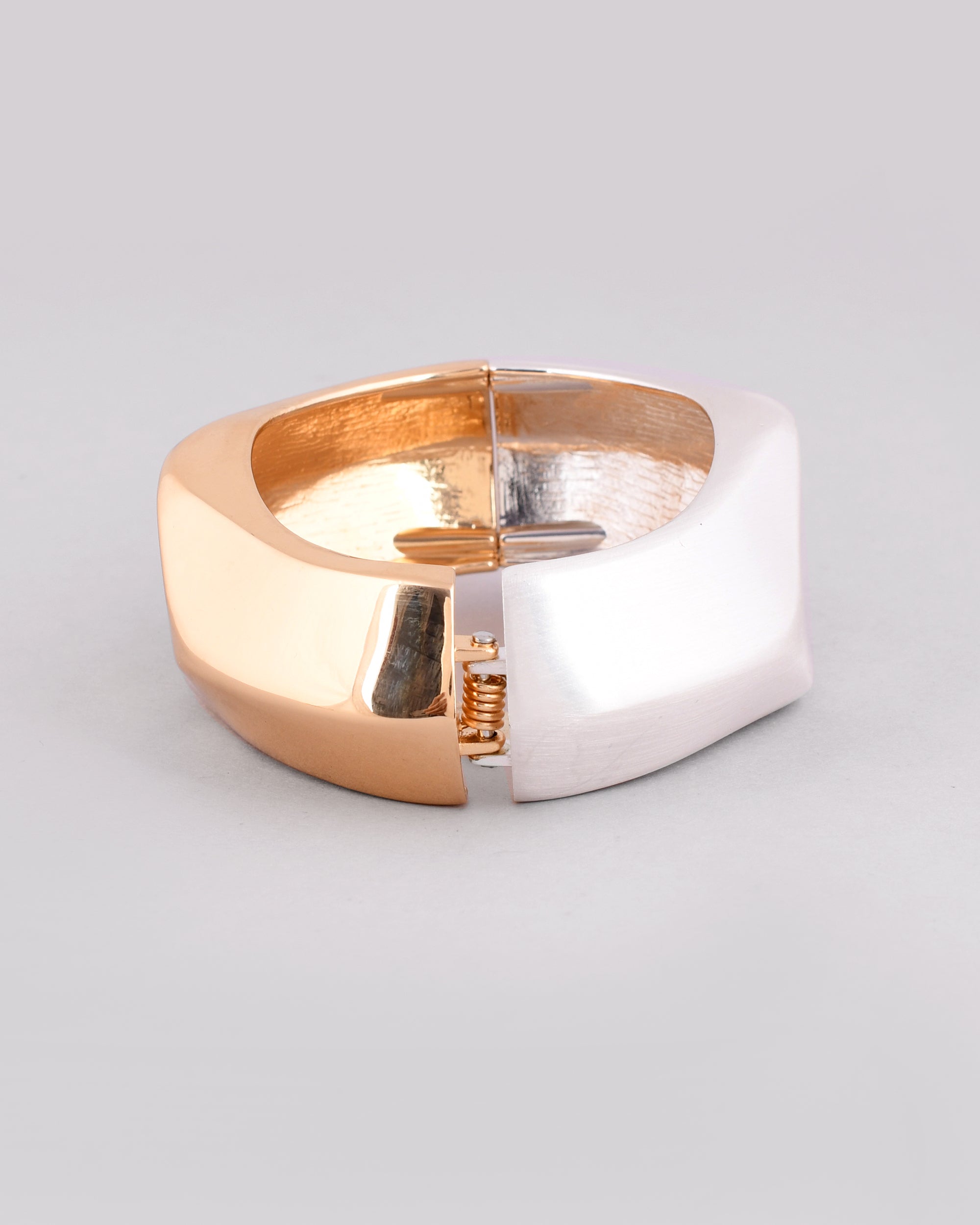 VOJ Women Stainless Steel Gold And Silver Plated Bracelet - Distacart