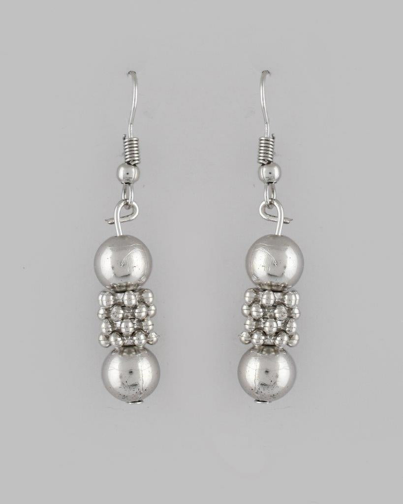 VOJ Women Oxidised Silver-Plated Peacock Jewellery Set - Distacart