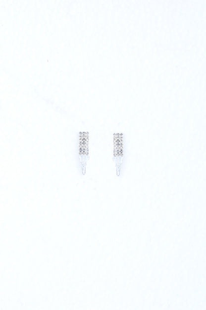VOJ Silver Plated Stone Studded Necklace And Earring Set - Distacart