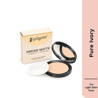 Thumbnail for Pilgrim Dream Matte Compact Powder For Light Skin Tone - Pure Ivory - Distacart