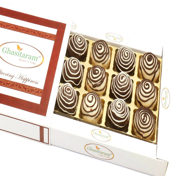 Ghasitaram Chocolate Galaxy Cashew Laddoos In White Box - Distacart