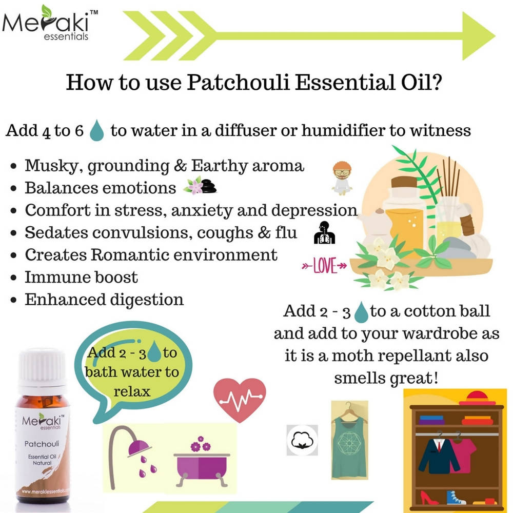 Meraki Essentials Patchouli Essential Oil - Distacart