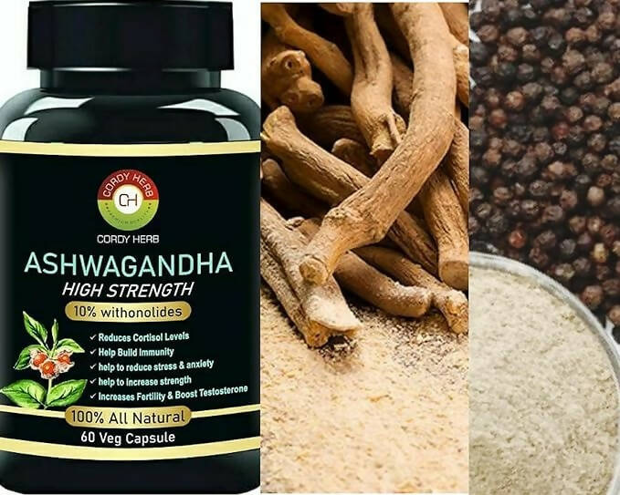 Cordy Herb Ashwagandha Extract Capsules - Distacart