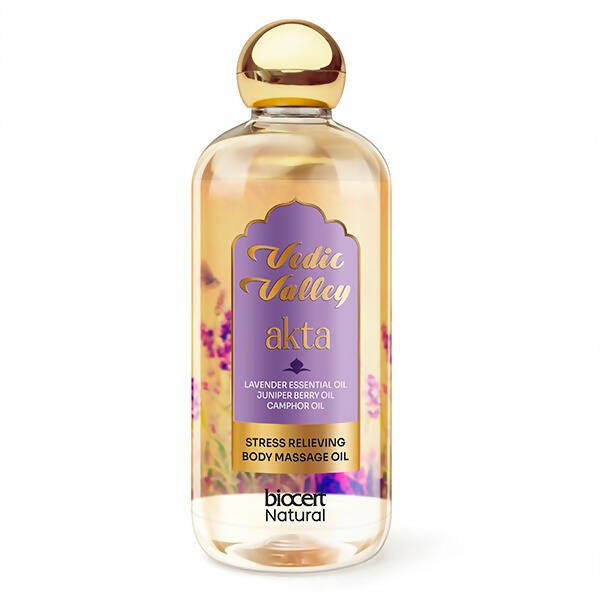 Vedic Valley Stress Relieving Lavender Body Massage Oil - Distacart