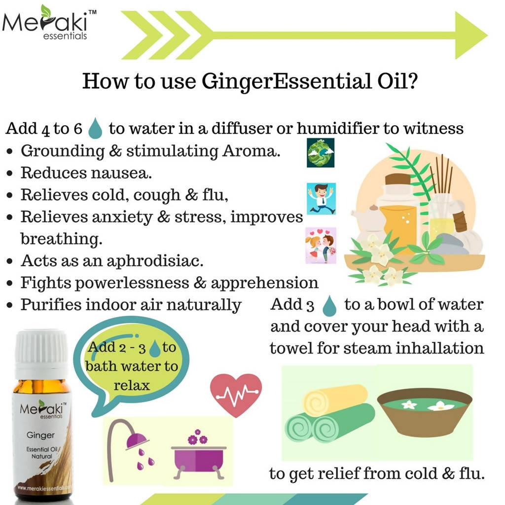 Meraki Essentials Ginger Essential Oil - Distacart