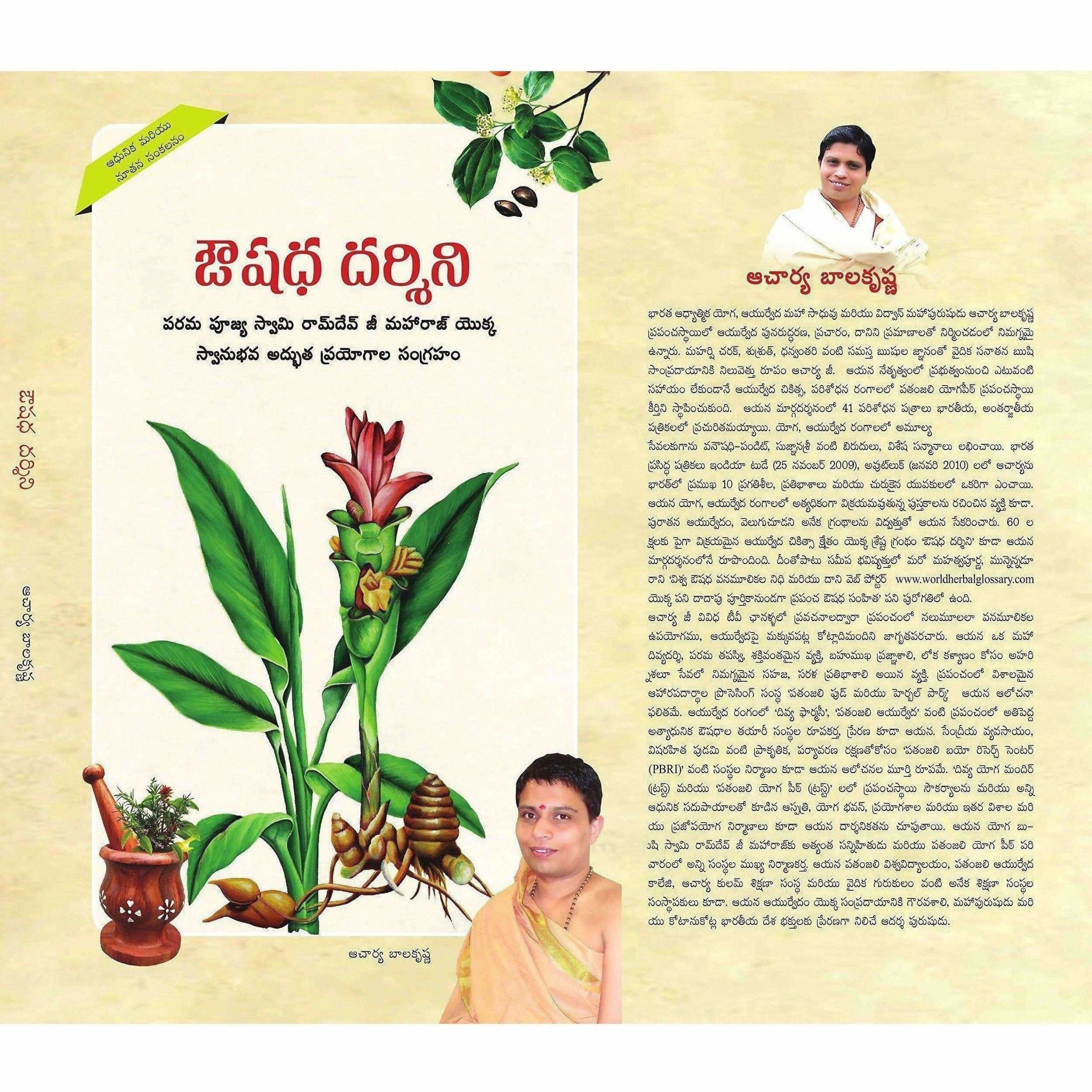 Patanjali Aushadh Darshan - ( Telugu Edition) Baba Ramdev - Distacart