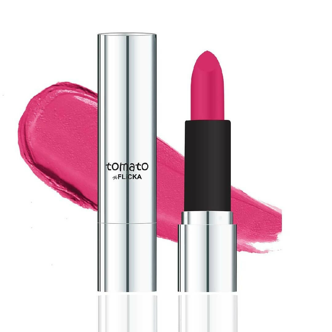 Flicka Tomato Purple Matte Finish Lipstick Shade 18 - Distacart
