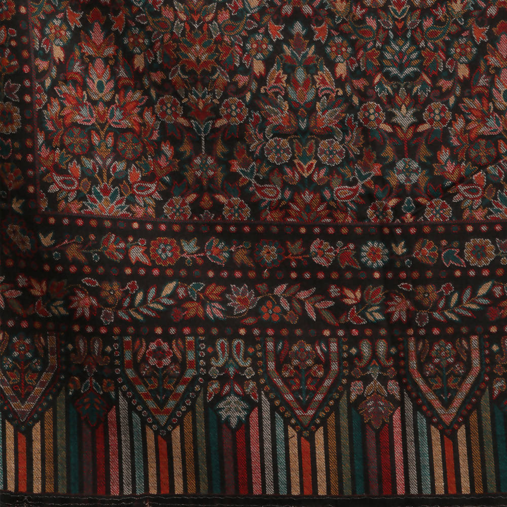 Nizalia Cashmere Fine Wool Blue Kani Doordar Shawl