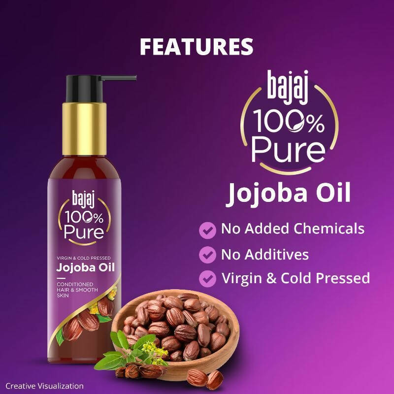 Bajaj 100% Pure Jojoba Oil for Conditioned Hair & Smooth Skin - Distacart
