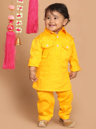Vastramay Traditional Pathani Khan Suit Set In Soft Comfortable Feel Cotton Fabric With Relaxed Fit Salwar Patiala Pyjama for Boys - Distacart