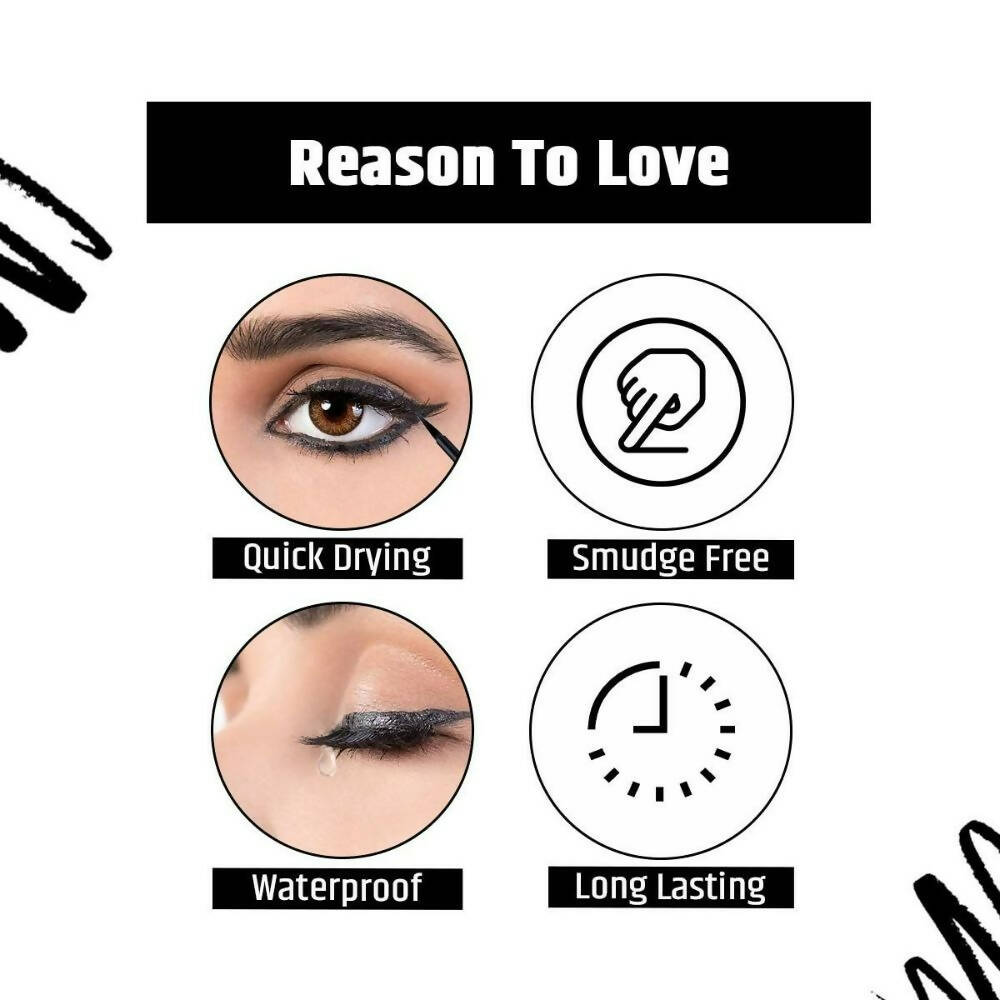 Insight Cosmetics Shiny Waterproof Eyeliner - Black - Distacart