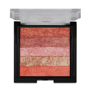 Fashion Colour Shimmer Brick & Blusher 2 in 1 Glow Bronzer Powder-Shade 03 (Medium To Fair) - Distacart