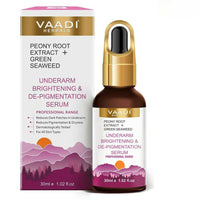 Thumbnail for Vaadi Herbals Underarm Brightening & De-pigmentation Serum With Peony Root Extract & Green Seaweed - Distacart