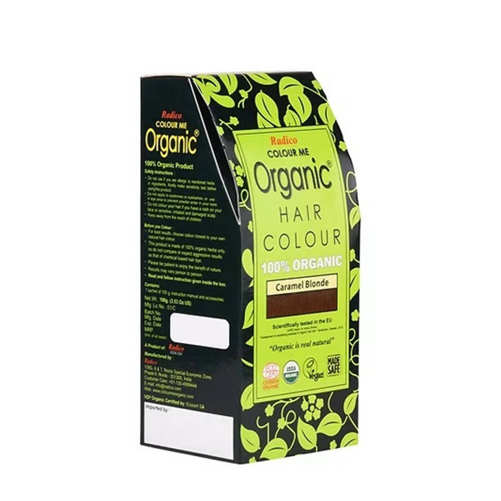 Radico Organic Hair Colour-Caramel Blonde - Distacart