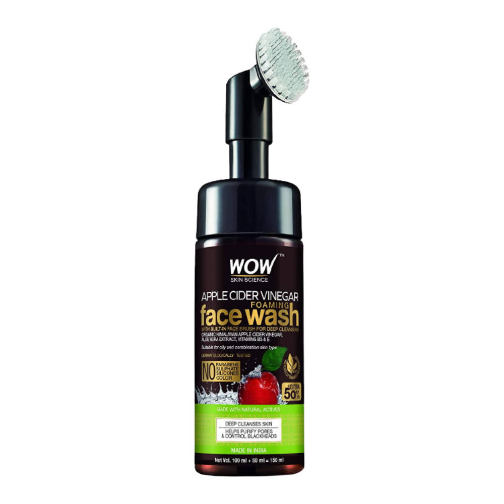 Wow Skin Science Apple Cider Vinegar Foaming Face Wash Combo
