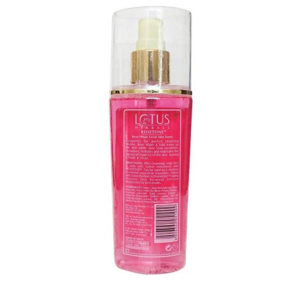Lotus Herbals Rosetone Rose Petals Facial Skin Toner - Distacart