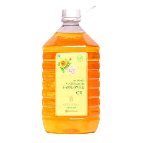 Sudhanya Safflower Oil - Wooden Cold Pressed - Distacart