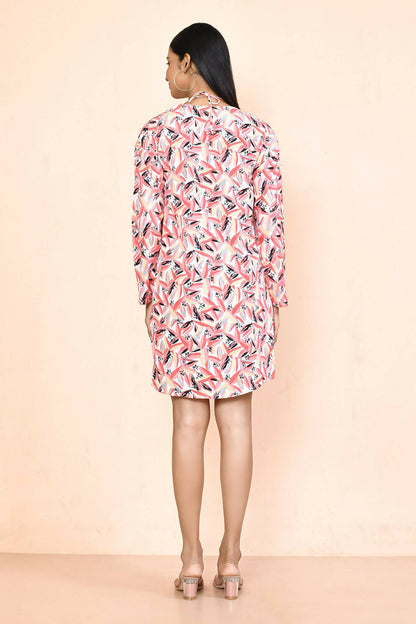 Pink Platinum Creap Printed Co-Sets - Femella - Distacart