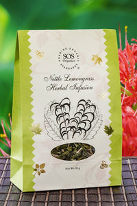 Thumbnail for SOS Organics Nettle Lemongrass Herbal Infusion - Distacart